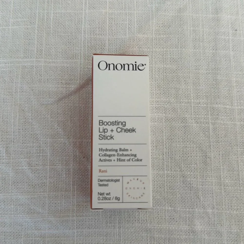 Onomie Boosting Lip + Cheek Hydrating & Collagen Stick in Rani Shade 8g